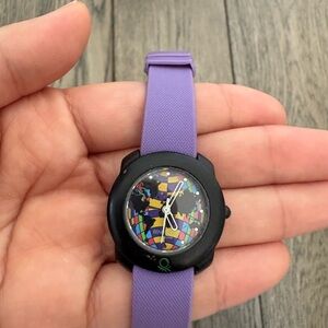 United Colors Of Benetton Multicolor Watch with Purple Strap